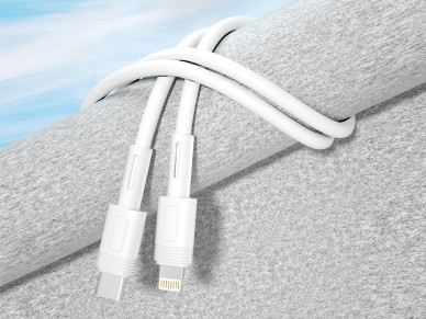 Techancy TB1772 Type-C to Lightning PD Data Cable, 30W, Compatible with iPhone 14/13/12/11, 1.5m, Wh