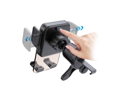 Techancy TI2335 Mobile Phone Holder, One-Hand Operation, High-Strength ABS, for 4.7"-7.2" Smartphone