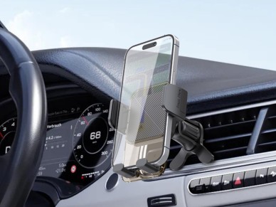 Techancy TI2335 Mobile Phone Holder, One-Hand Operation, High-Strength ABS, for 4.7"-7.2" Smartphone