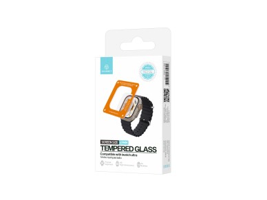 Protector de pantalla de vidrio templado Techancy KC2124, compatible con Apple Watch Ultra 49 mm, su