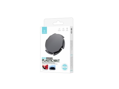 Techancy Ti2332 Black Plastic Cell Phone Holder Pad For Car Dashboard To Increase Grip.