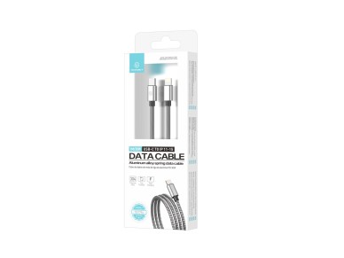 Techancy USB C to Lightning Cable 1m TB1796, All-Metal Design, Animal Resistant, 30 Watt Fast Chargi