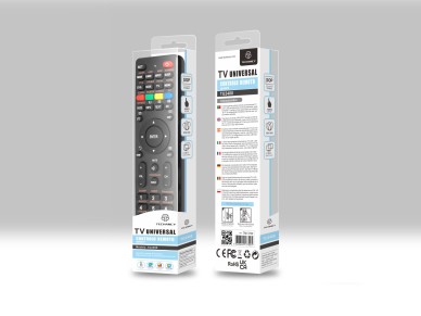 Techancy Universal TV Remote Control TU2400, Simple Setup Connection, Compatible with New and Old LE