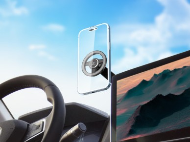 Techancy TI2321 Magnetic Car Phone Holder for IP 12-16 and Mag Safe Accessories, 360° Adjustmen