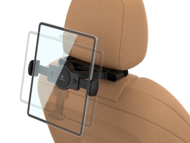 Techancy TI2322 Car Backseat Mount for 4.7-13 Inch Devices 360° Rotation Black