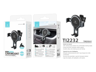 Soporte para coche Techancy TI2232, rotación de 360°, soporte estable, compatible con tel&