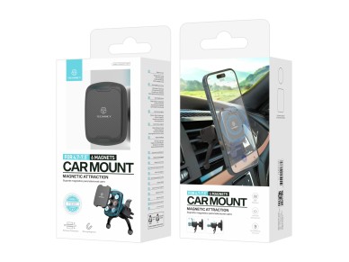 Techancy Ti2307 Magnetic Car Phone Holder, 360 Degree Rotation Holder, Car Air Outlet