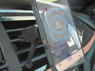 Techancy Ti2307 Magnetic Car Phone Holder, 360 Degree Rotation Holder, Car Air Outlet
