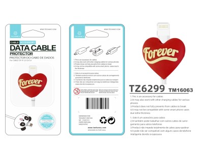 Techancy Protetor De Cabo De Dados TZ6299, Protege O Cabo De Dados No  Fcil De Partir, Material D