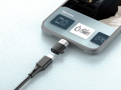 Techancy OTG Adapter KK2103, MICRO to Type-C, Supports Charging and Data Transfer, Compact and Porta