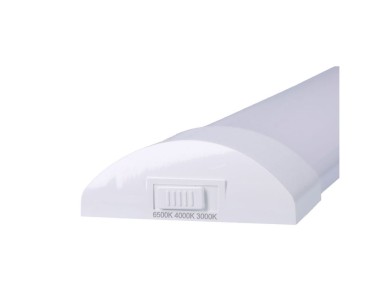 Armadura led 45 w temperatura de luz varivel 6500 k / 4000 k / 3000 k, 3cct, 4820 lm, 150x2,6x7,4cm