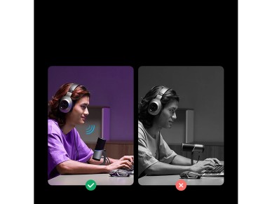 Ugreen CM769 Desktop Microphone with USB-A, RGB LED - Silver