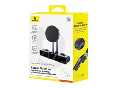 Baseus MaxView Magnetic Car Display Mount Holder - Gray