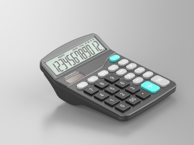 Techancy Desktop Calculator MK1167 12 Digits Dual Energy Function GT/MU ABS TM25002 Black