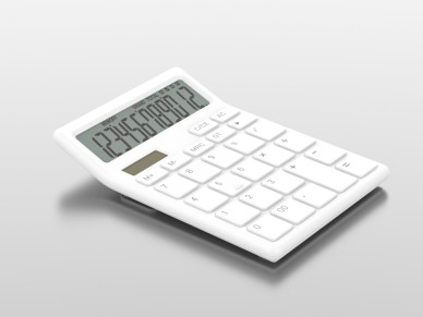 Techancy Desktop Calculator MK1166 12 Digits Dual Energy Function GT/MU ABS TM25001 White