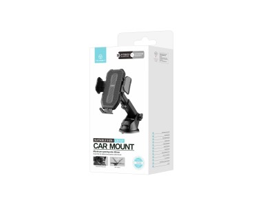 Techancy Car Phone Holder TI2340 Suction Base Compatible with 4.5-7.2 in Black