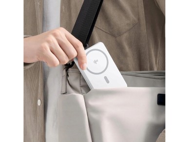 Baseus Airpow II 10000mAh Qi2 Power Bank with MagSafe 22.5W with Baseus Simple Series USB-C Cable - 