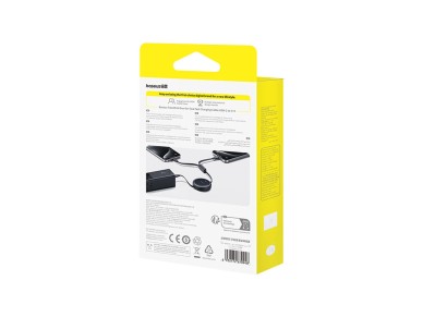 Baseus Bright Mirror Series USB-C Retractable Cable - 2 x USB-C 100W 1m - Black