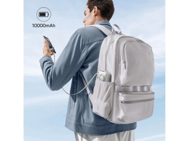 Baseus Free2Pull 10000mAh 30W powerbank with USB-C port and retractable USB-C cable - gray