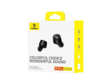 Auriculares inalámbricos Baseus Bowie E18 TWS ENC IPX4 - Negros