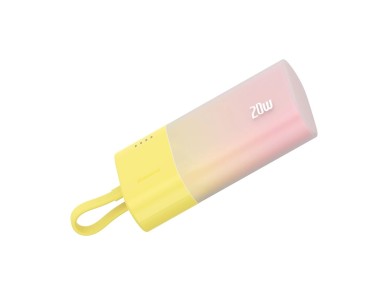 Powerbank Baseus Popsicle de 5200 mAh y 20 W con cable Lightning integrado (+ cable USB-C Baseus Sim