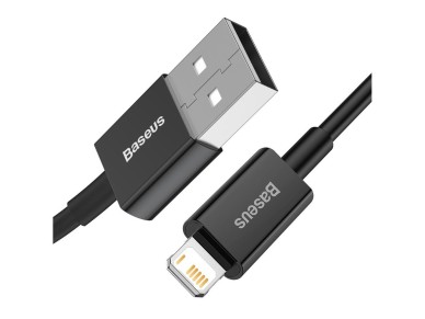 Cable Baseus Superior USB-Lightning 1,0 m 2,4 A negro