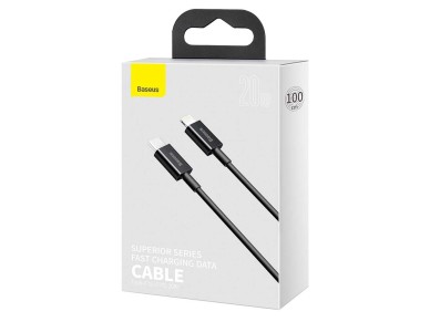 Baseus cable Superior PD USB-C - Lightning 1,0 m black 20W
