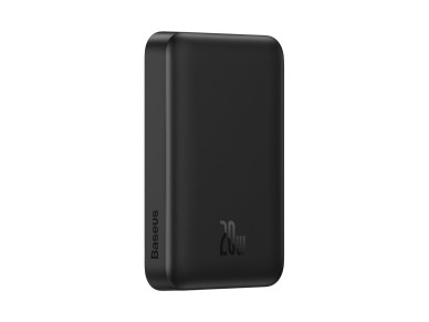 Banco de energía magnético Mini Baseus de 20 W y 10 000 mAh, color negro