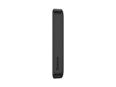 Banco de energía magnético Mini Baseus de 20 W y 10 000 mAh, color negro