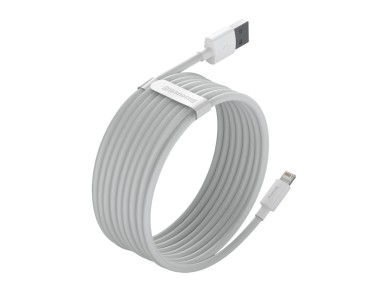 Cable Baseus Simple Wisdom USB-Lightning 1,5 m 2,4A blanco 2 uds