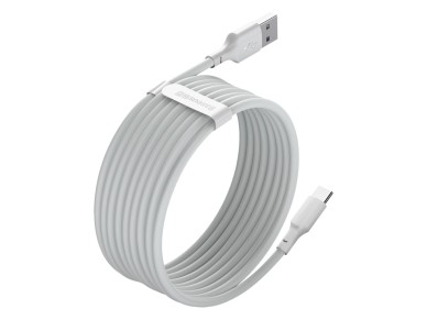 Baseus cable Simple Wisdom USB - USB-C 1,5 m 5A white 2 pcs Baseus cable Simple Wisdom USB - USB-C 1,5 m 5A white 2 pcs