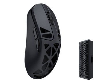 Mouse gamer sem fio de metal Keychron M3 Mini 4000Hz (preto) [M3M-A7].