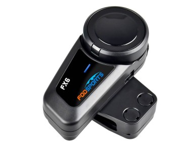 Fodsports FX6 motorcycle intercom two-pack (black)
