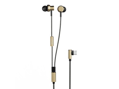 Fones de ouvido com fio HiFuture Hi5 (dourado)