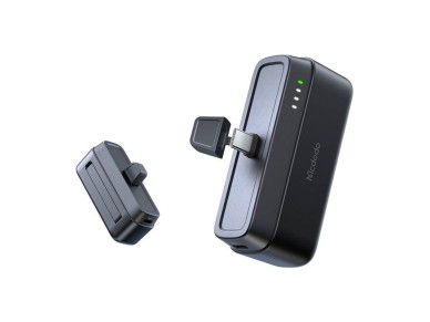 Mcdodo Power Bank MC-6301 20W, 5000mAh to USB-C (black) Mcdodo Power Bank MC-6301 20W, 5000mAh to USB-C (black)