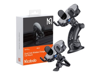 Car holder with induction charger Mcdodo CH-1600 (black)