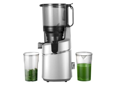 AMZCHEF SJ-036-SV espremedor de baixa velocidade (prata)