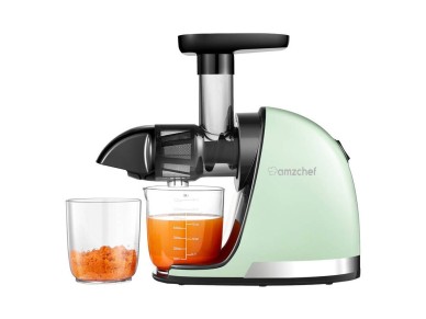 AMZCHEF 1501-GN-SM espremedor de baixa velocidade (verde)