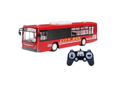 Remote-controlled city bus 1:20 Double Eagle (red)  E635-003