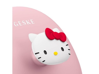 Facial Cleaning Brush 3in1 with handle Geske with APP (Hello Kitty pink)