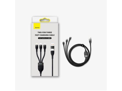 Cable Baseus Flash Serie II USB Tipo C / USB Tipo A - USB Tipo C / Lightning / micro USB 100 W 1,2 m