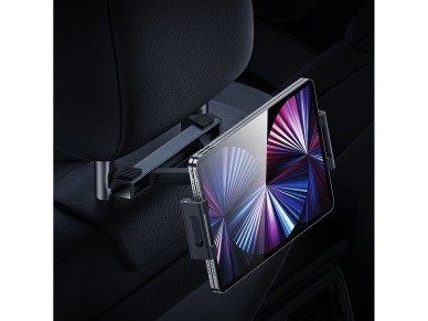 Baseus JoyRide Pro headrest car phone/tablet holder black