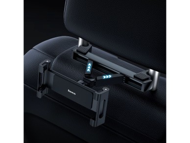 Baseus JoyRide Pro headrest car phone/tablet holder black
