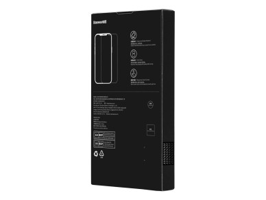 Baseus Full Screen Tempered Glass for iPhone 14 Pro Max with Speaker Cover 0.3mm + Mounting Frame