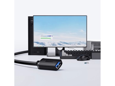 USB 2.0 extension cable 1.5m Baseus AirJoy Series - black