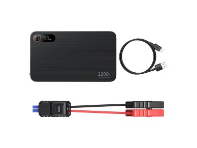 Carregador porttil para carro 1200A Baseus Super Energy Pro+ - Preto