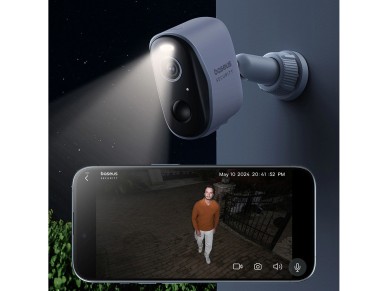 Baseus Security N1 2K Outdoor Monitoring Kit (2 Cameras) – White