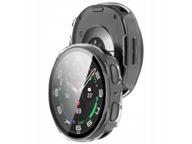 Capa de proteo Tech-Protect para Samsung Galaxy Watch 8 40 mm - Transparente