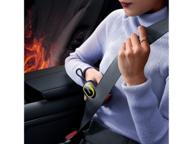 Martillo de seguridad Baseus GoTrip DT1 de doble cabeza con cortador de cinturn de seguridad, color