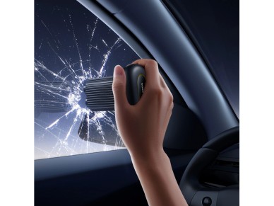 Martillo de seguridad Baseus GoTrip DT1 de doble cabeza con cortador de cinturn de seguridad, color